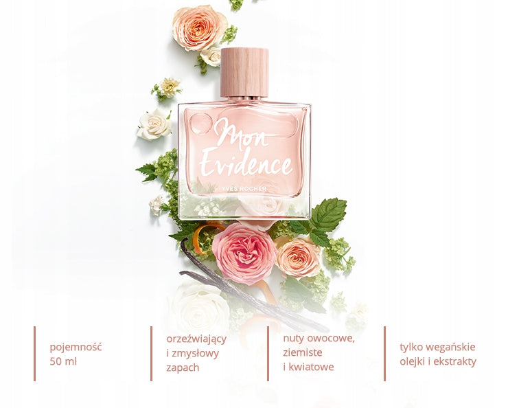 Yves Rocher Perfumed Water Mon Evidence 50 ml Manufacturer code 02405