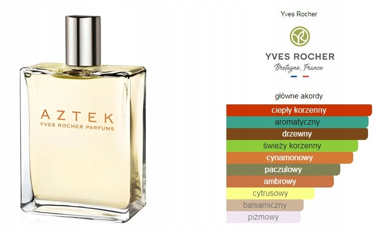 Yves Rocher - woda toaletowa AZTEK 100ml. Packaging status original