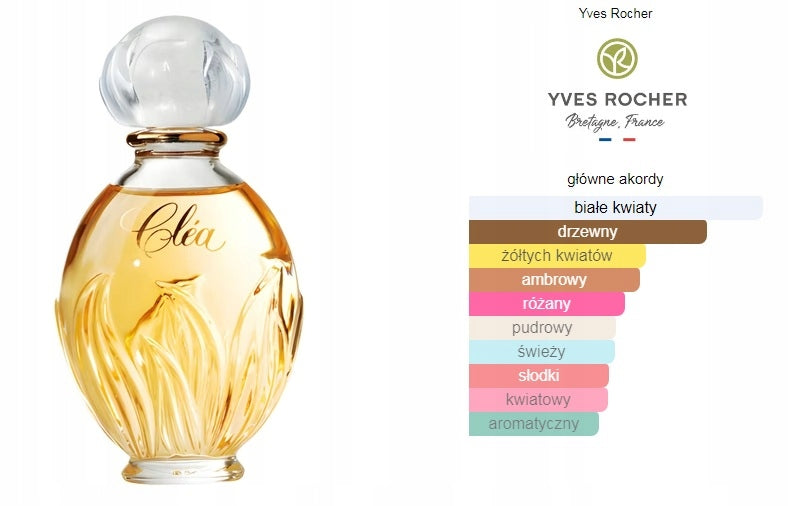 Yves Rocher - woda toaletowa Clea75ml. Brand Yves Rocher