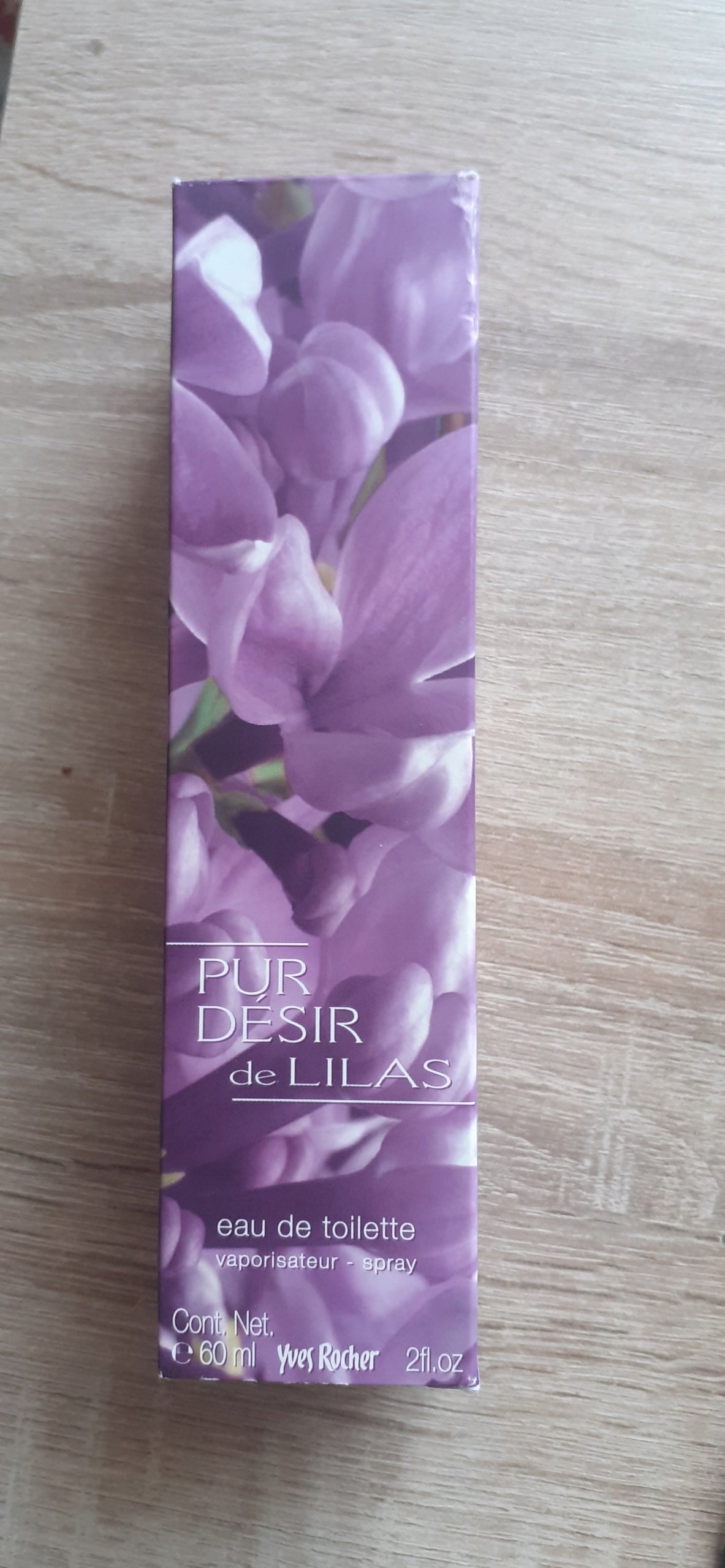 Yves Rocher - woda toaletowa Pur Desir de LILAS / BEZ 60ml. Brand Yves Rocher
