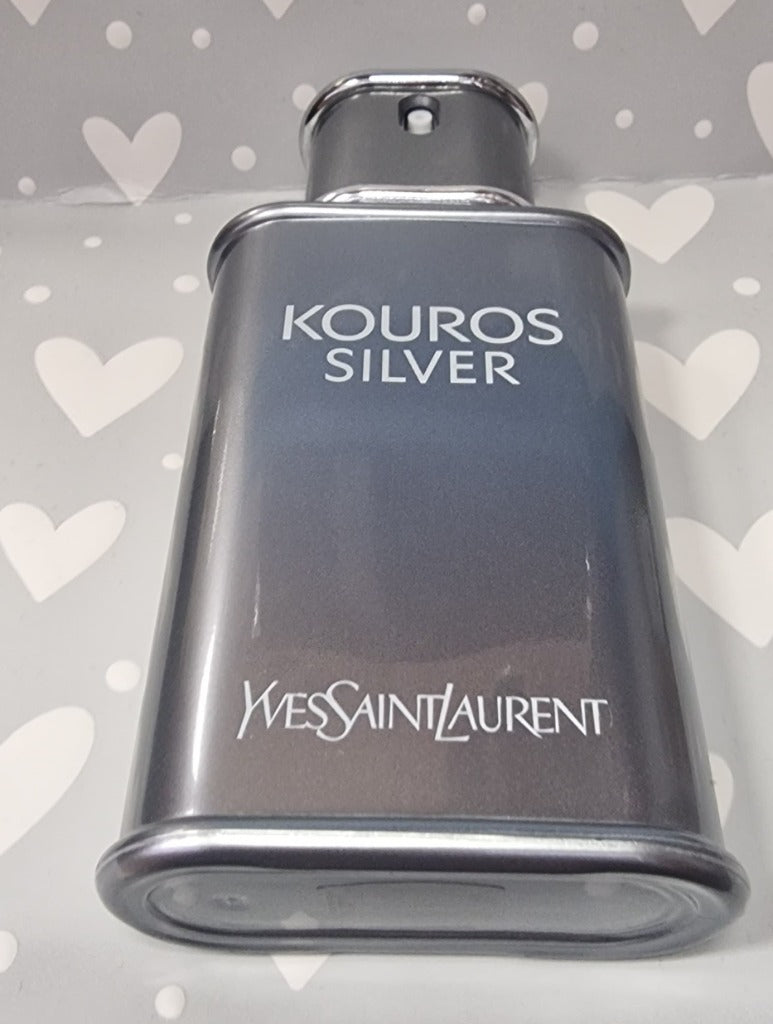Yves Saint Laurent Kouros Silver 100 ml EDT vintage old formula 2017 Manufacturer code 38P61M   (2017-06 prod.)