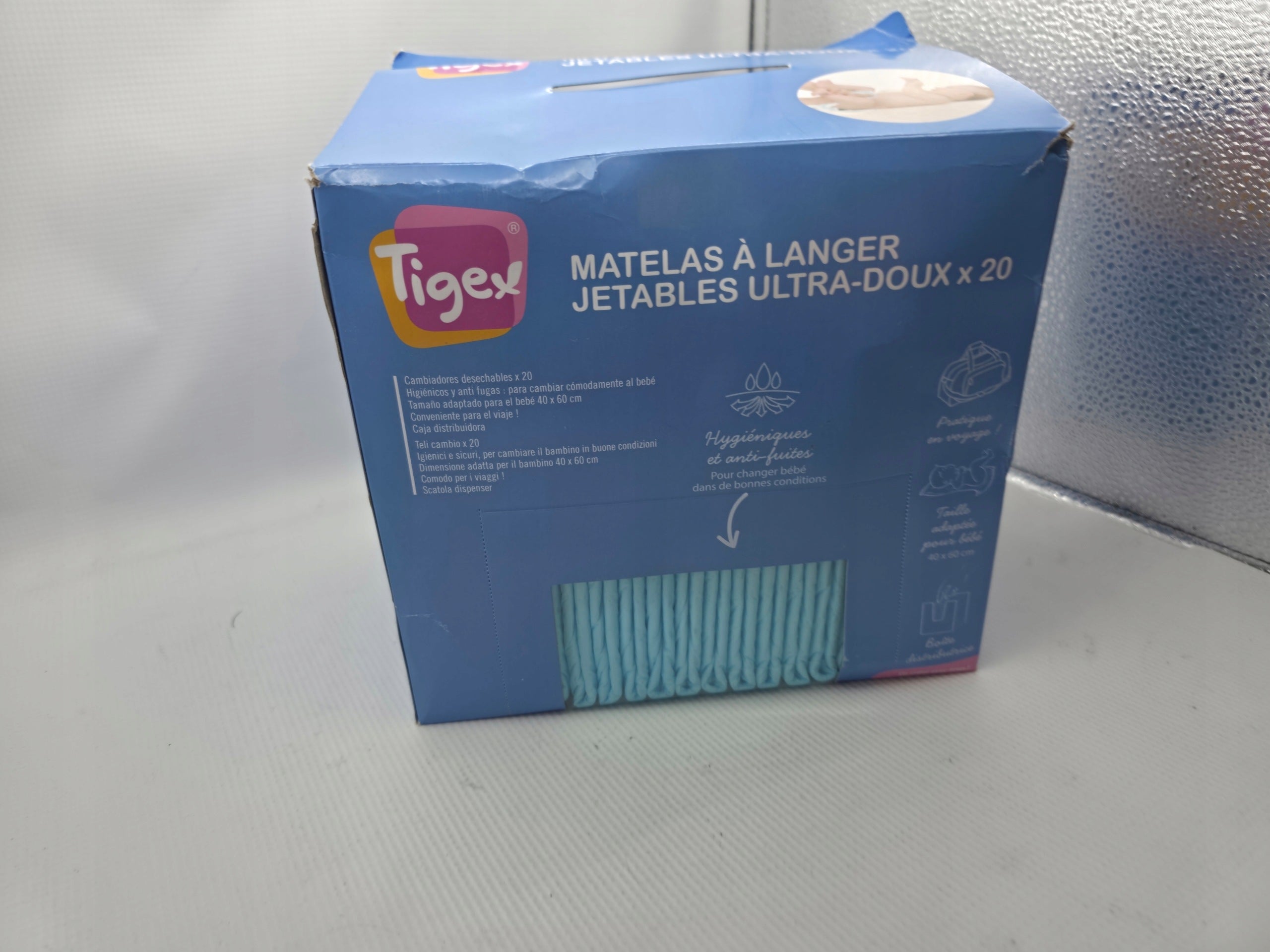 Z9921 Changing pad in patches Tigex 60x40 cm 20 pieces Manufacturer code 80890172