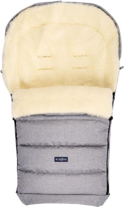 Schlafsack für Babys, Schafwolle, HELLGRAU 