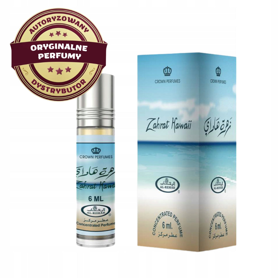 ZAHRAT HAWAII ARABIC PERFUME IN FRUIT OIL SUMMER SWEET 6ml AL REHAB