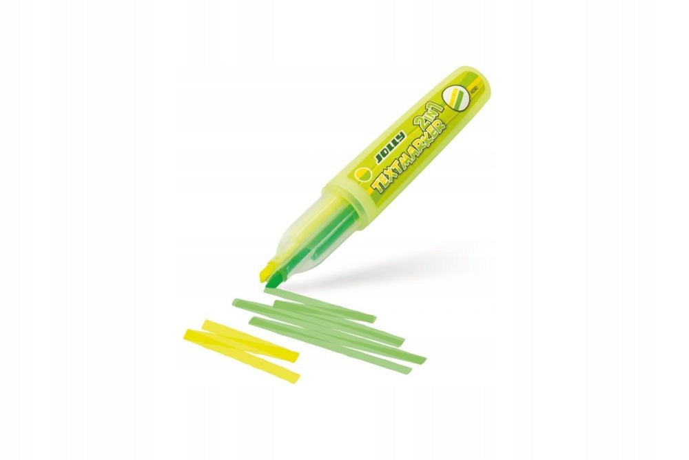 Satz Textmarker 2 IN 1, Jolly, 5 Sp. 