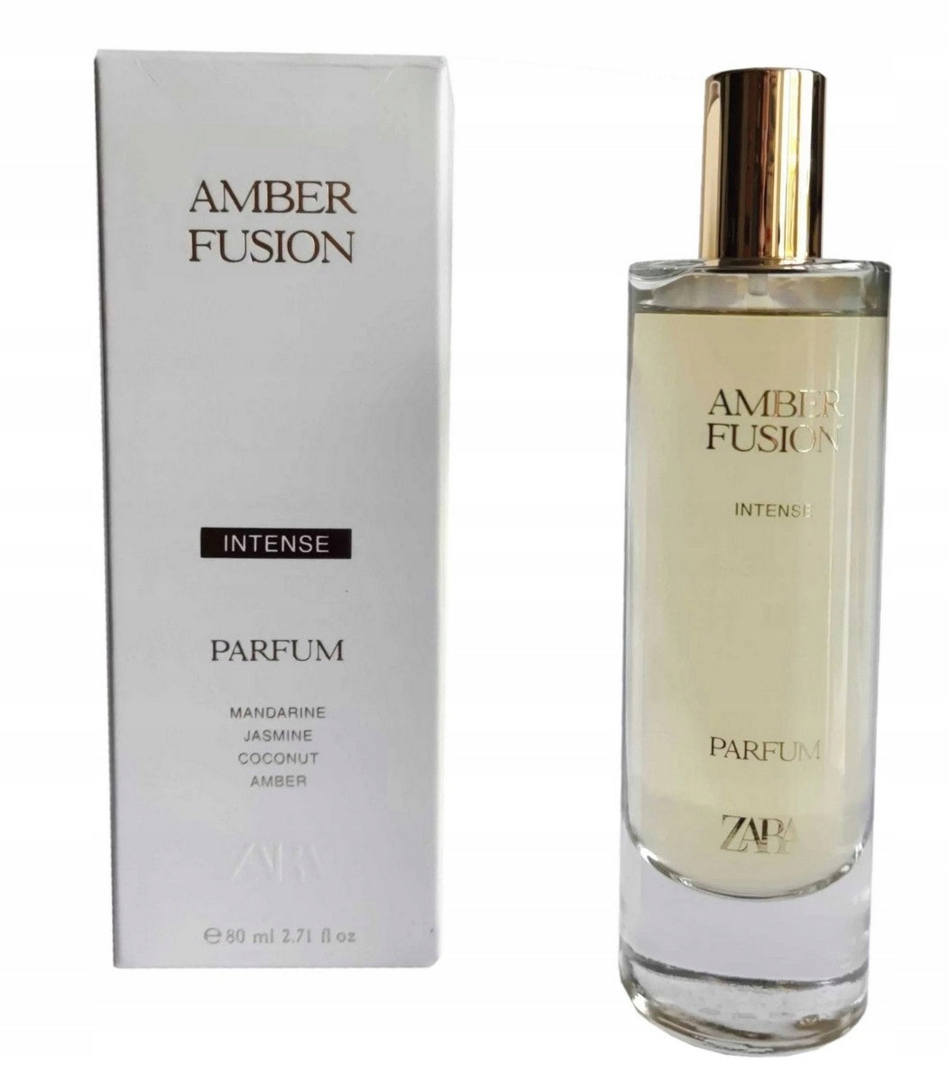 ZARA AMBER FUSION INTENSE EDP 80 ML PER BOX Packaging status original