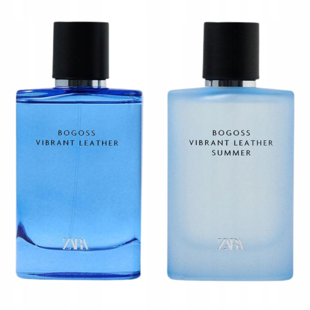 ZARA BOGOSS VIBRANT LEATHER & SUMMER SET 2 x 100 ML Packaging status original
