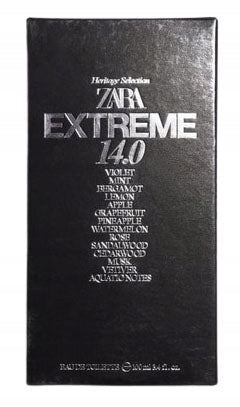 ZARA EXTREME 14.0 100 ML PERFUME FOR MEN Manufacturer code 0210/316