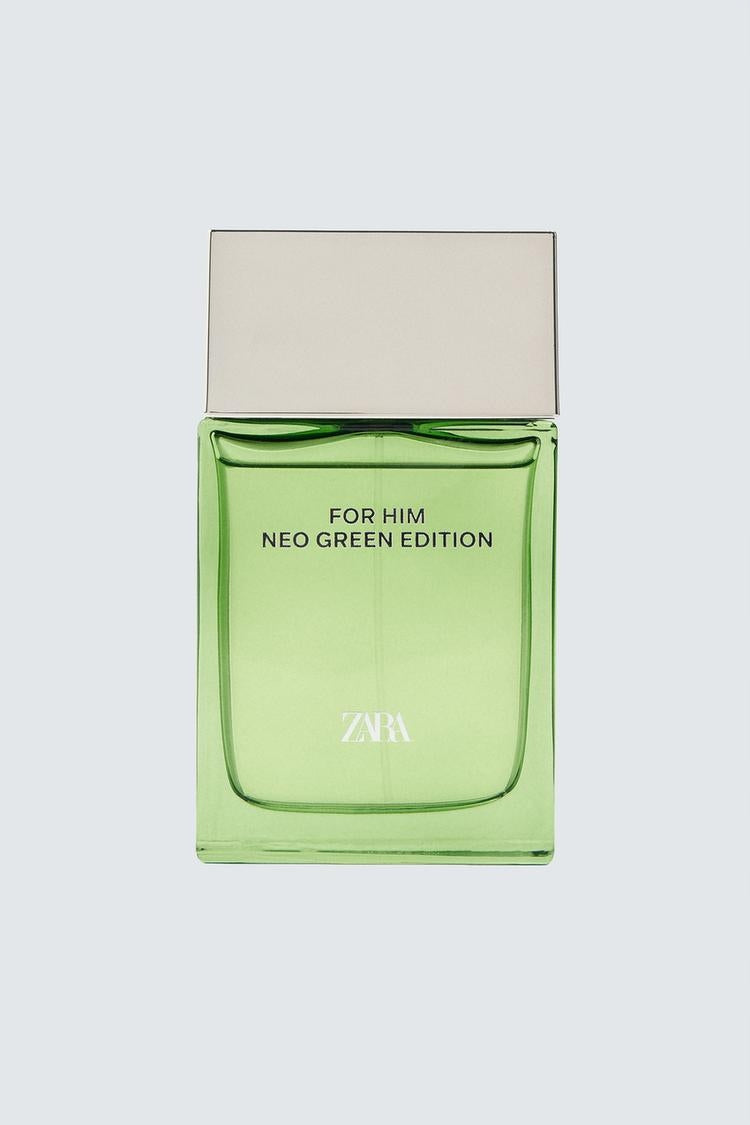 ZARA FOR HIM NEO GREEN EDITION EDP 100 ML perfume for men carton Packaging status original