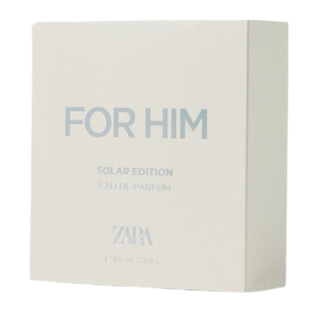 ZARA FOR HIM SOLAR EDITION 100 ml Men's Perfume EDP Brand ZARA