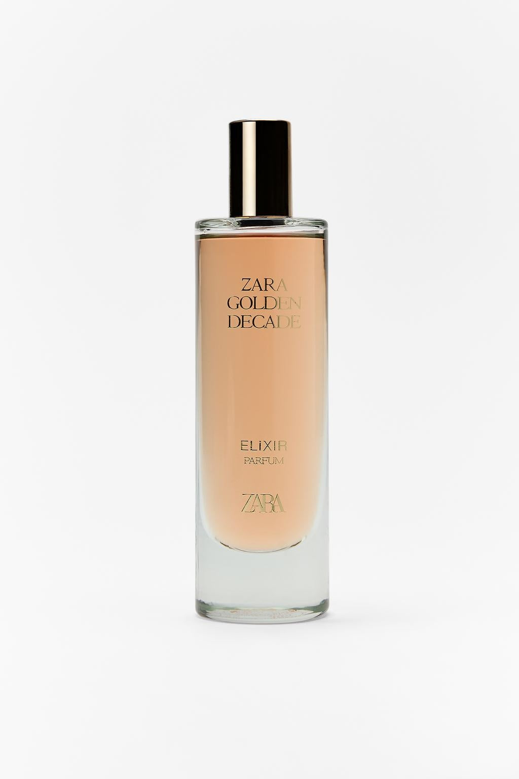 ZARA GOLDEN DECADE ELIXIR PARFUM 80 ML LARGER CAPACITY