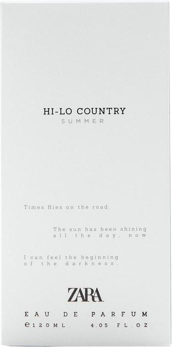ZARA HI-LO COUNTRY SUMMER 120 ML Brand ZARA