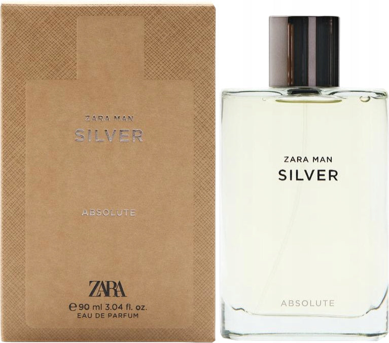 ZARA Man SILVER ABSOLUTE 90ml MEN'S PERFUME