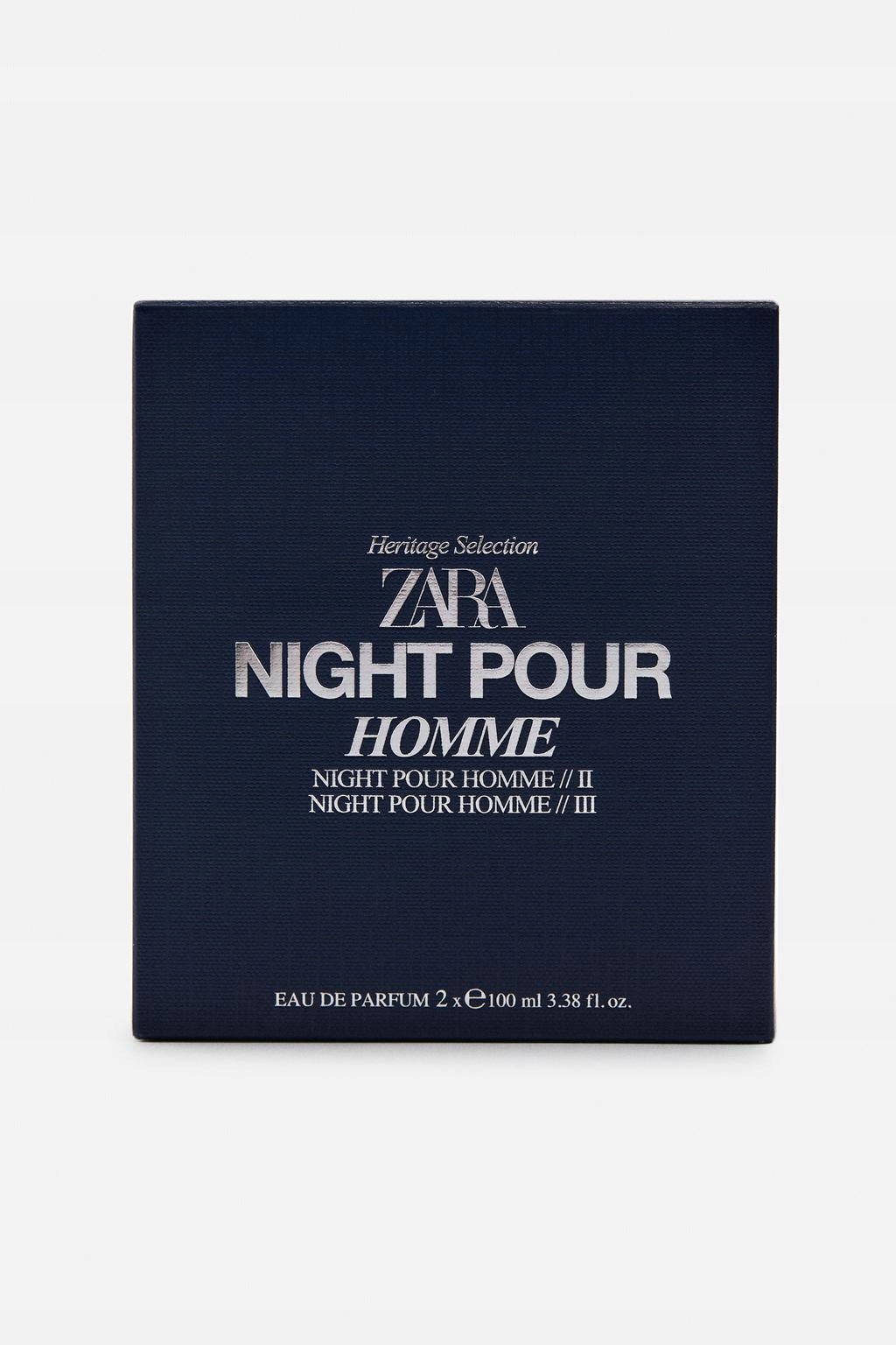 ZARA NIGHT POUR HOMME II + III 100 ML 2 x 100 ML MEN'S PERFUME ZARA Brand ZARA