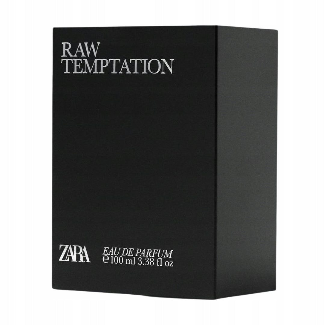 ZARA RAW TEMPTATION EDP 100 ML Packaging status original