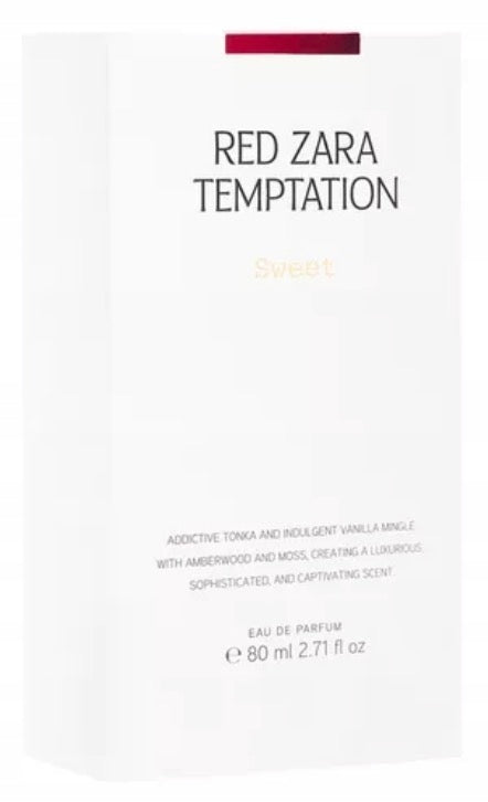 ZARA RED TEMPTATION SWEET 80ml EDP Brand ZARA