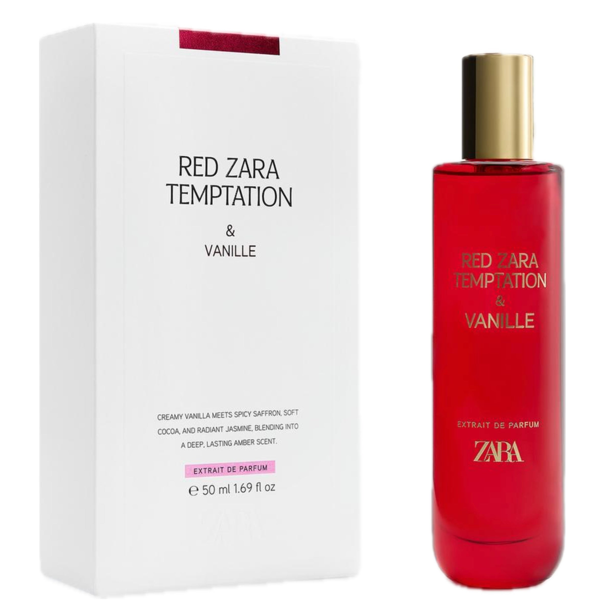 ZARA RED TEMPTATION VANILLE 50 ML PERFUME EXTRACT FOR WOMEN