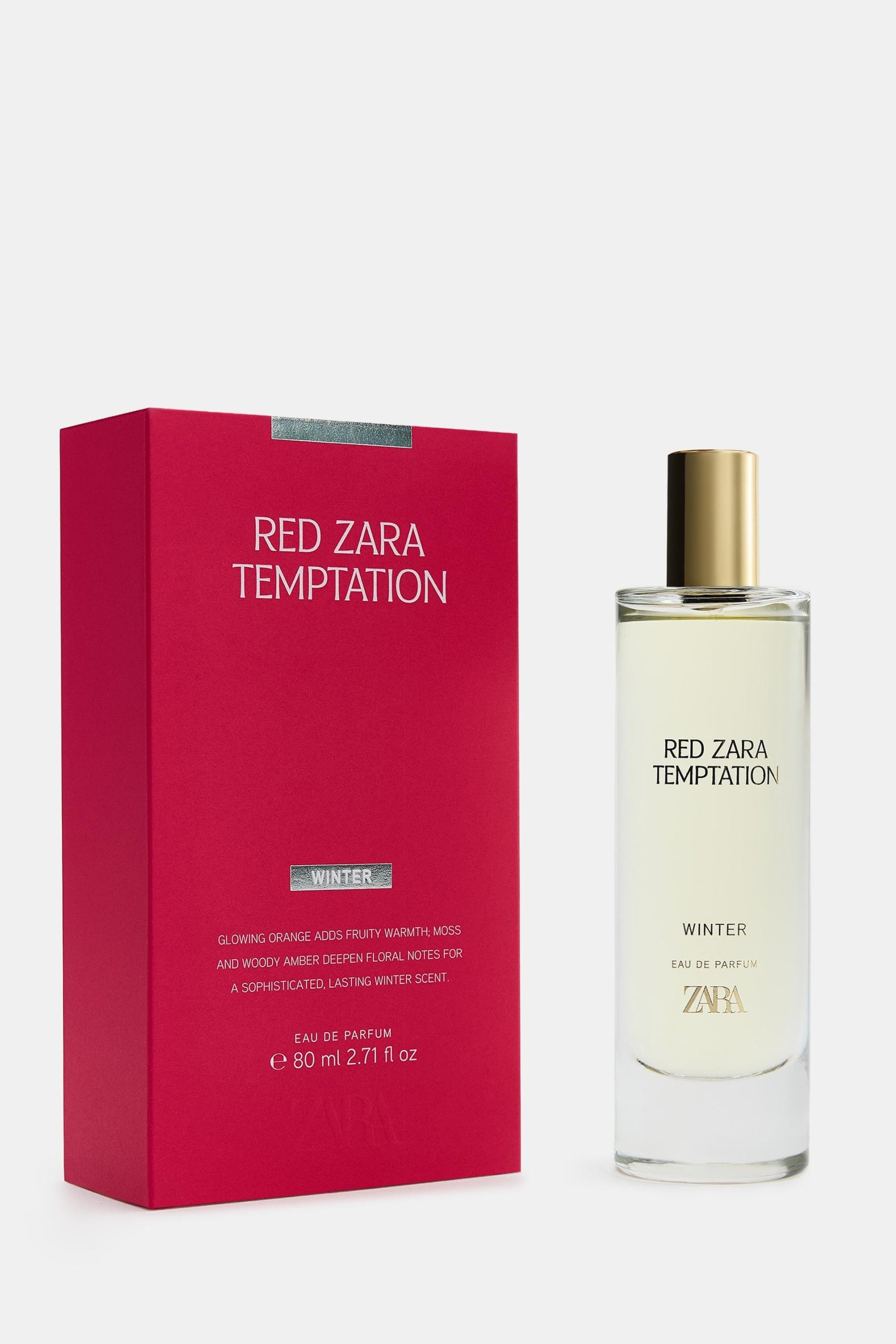 ZARA RED TEMPTATION WINTER 80 ML WOMEN'S PERFUME ZARA RED TEMPTATION WINTER