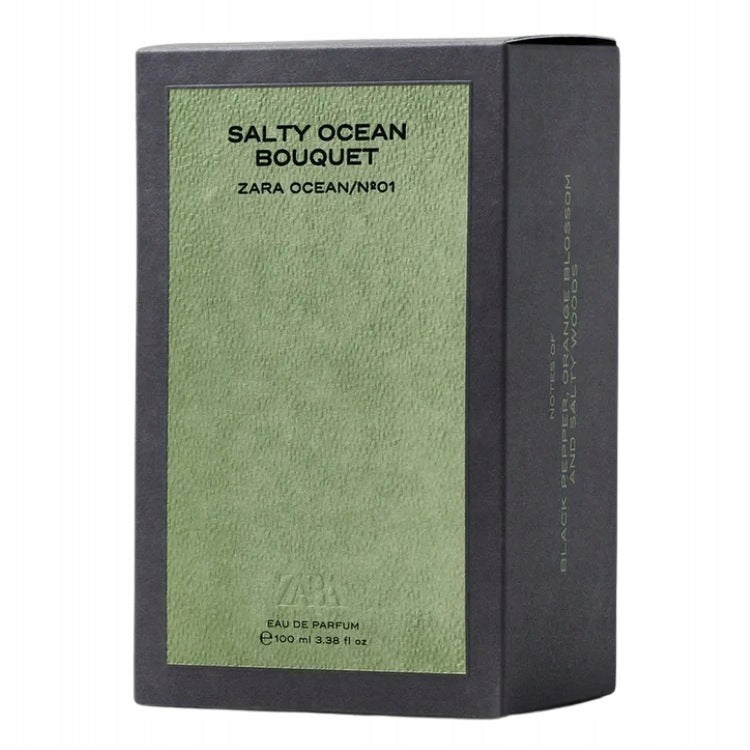 ZARA SALTY OCEAN BOUQUET 100 ml EDP UNIQUE beautiful perfume Packaging status original