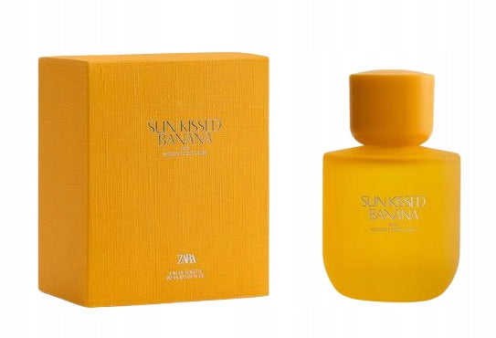 ZARA SUN KISSED BANANA EDT 90 ML perfume for women beautiful