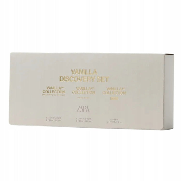 ZARA VANILLA COLLECTION 02 DISCOVERY SET EDP 3X30ML Men's Gift Set Packaging status original