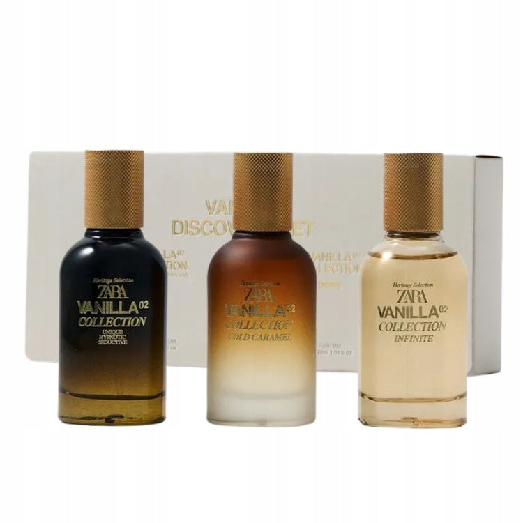 ZARA VANILLA COLLECTION 02 DISCOVERY SET EDP 3X30ML Men's Gift Set