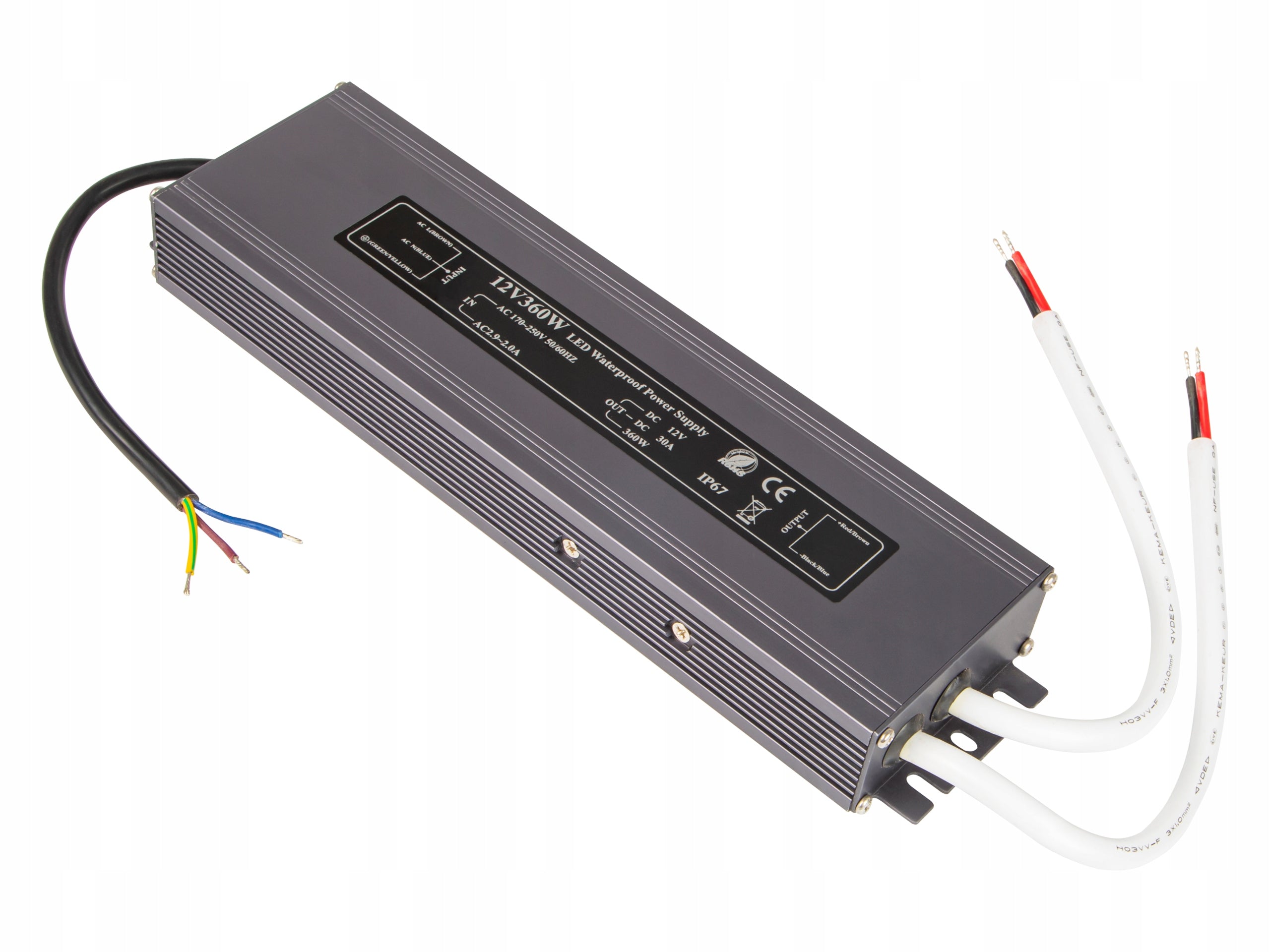 Stromquelle für LED-Streifen – 12 V, 30 A, 360 W 