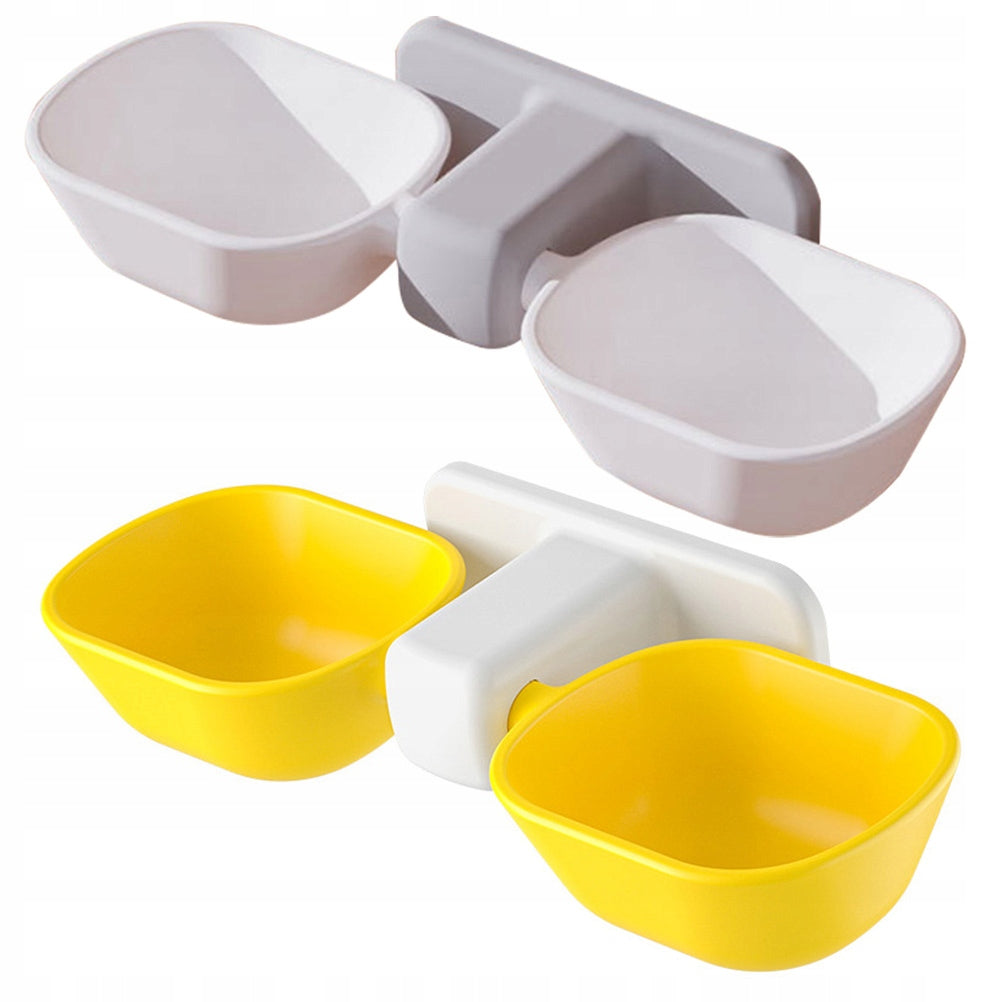 ZAWIESZANE MISKI DLA KOTA NA JEDZENIE I WODĘ 2 SZTUKI Kind double bowl set
