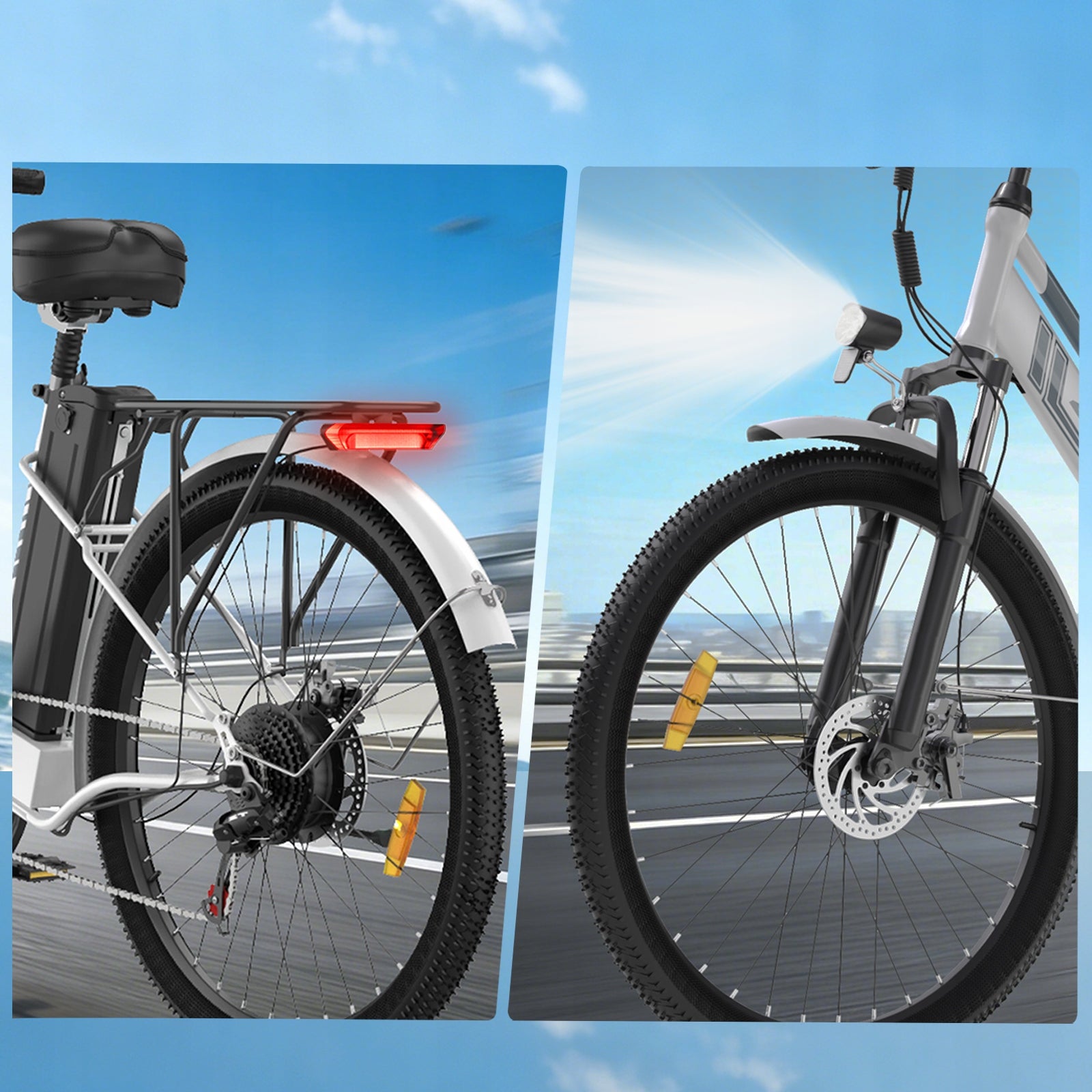 ZAZAWORK C26 PRO Adult electric bike 250W 20AH 120km Shimano PL Model Rower elektryczny 250W 20AH 120km Shimano PL