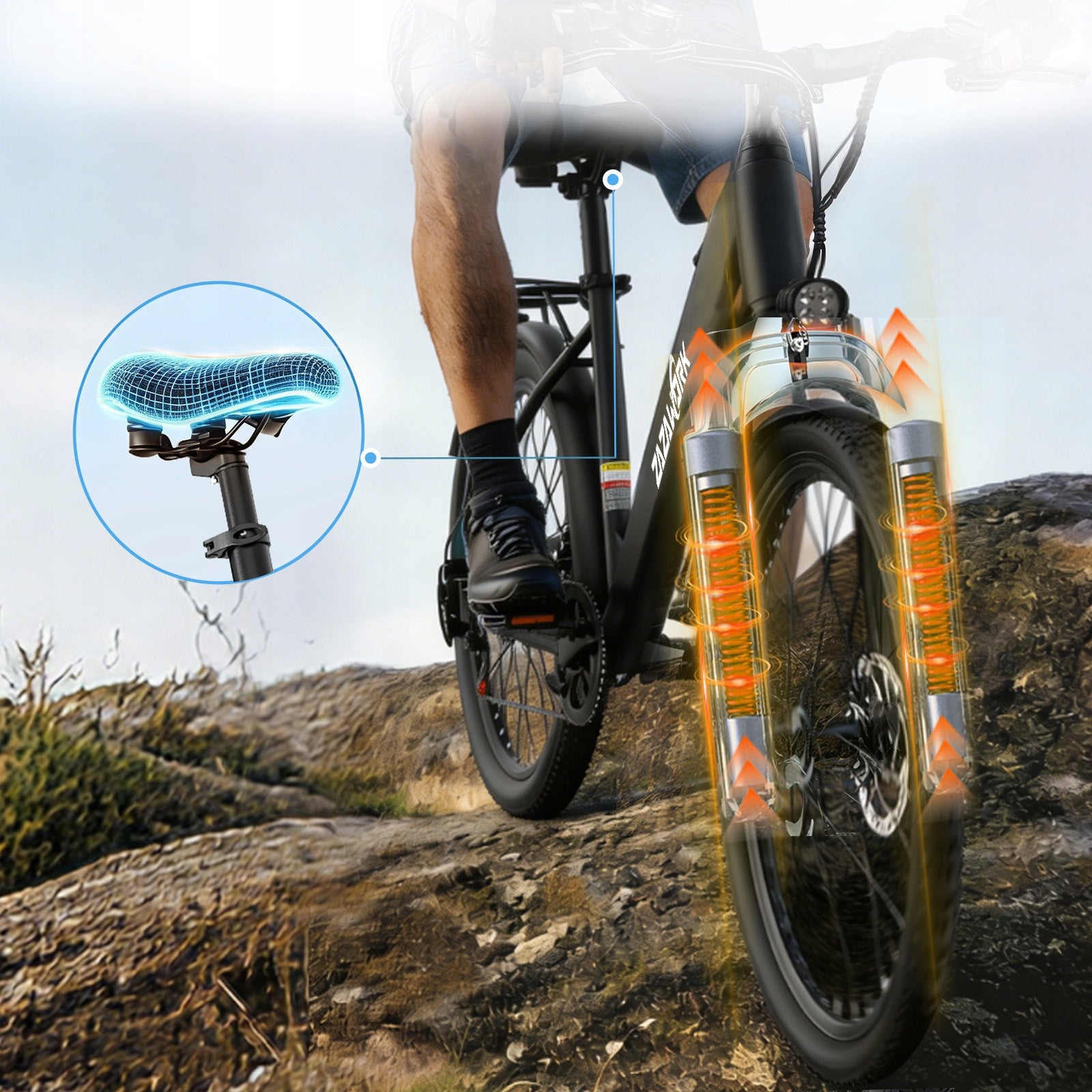 ZAZAWORK C28 2026 Electric Bikes 250W 36V 20AH 120HP Cruise Control Function Maximum rated power electric bike (under 250W)
