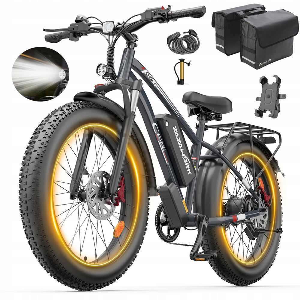 ZAZAWORK CF26 Electric vehicle 1500W 48V20AH 50KM/H 120km hydraulic