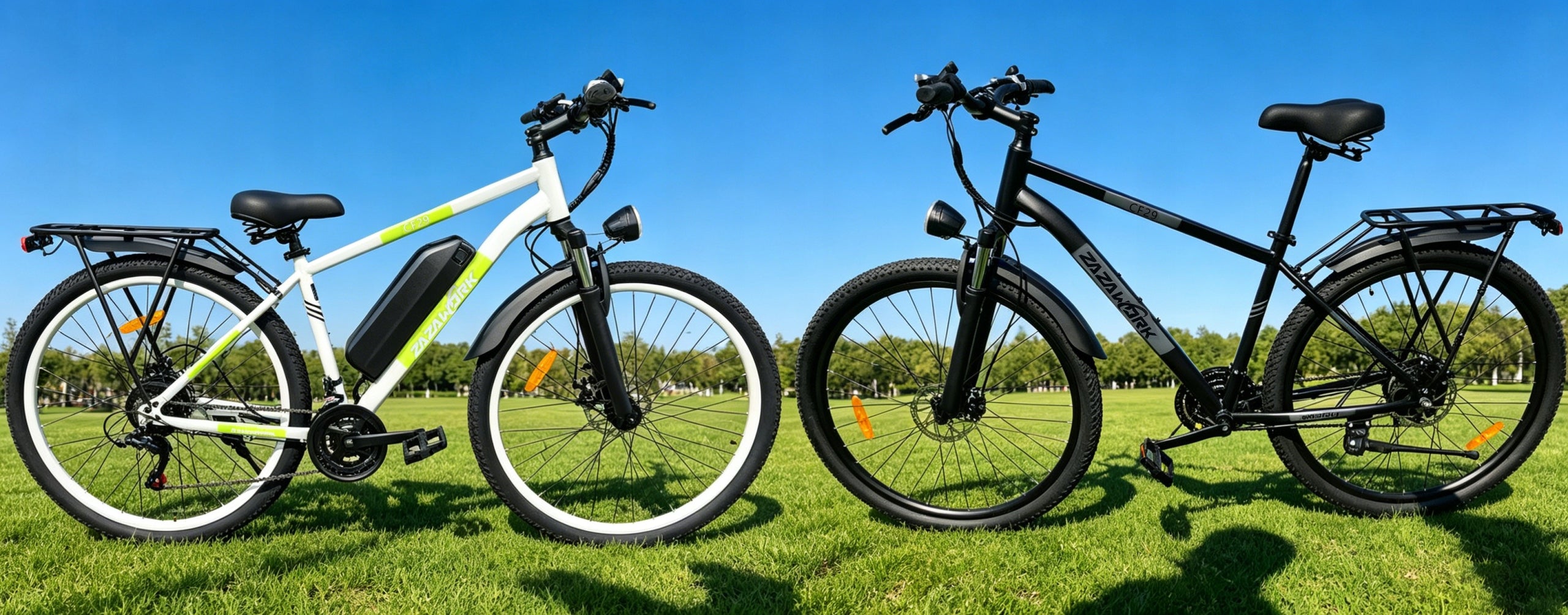 ZAZAWORK CF29 2026 Electric City Bike 48V 15AH Shimano 21-Speed Packaging status original