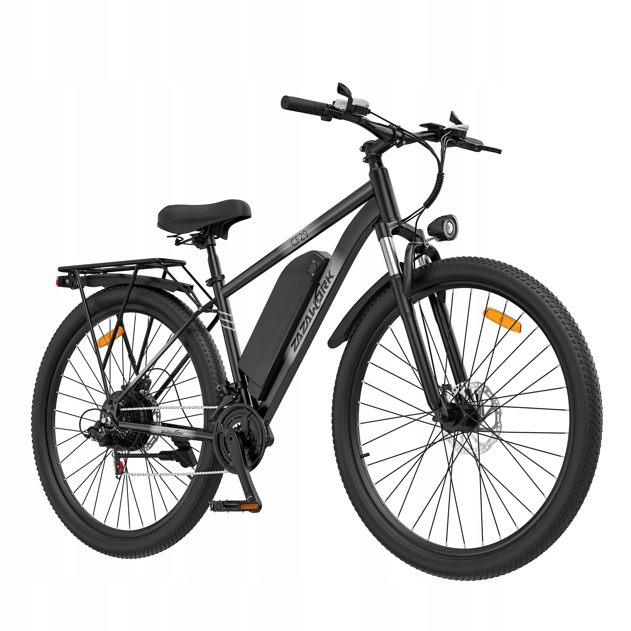 ZAZAWORK CF29 Men's/Women's 250W 25km/h 48V 15AH 29" MTB Electric Bike Brand ZAZAWORK