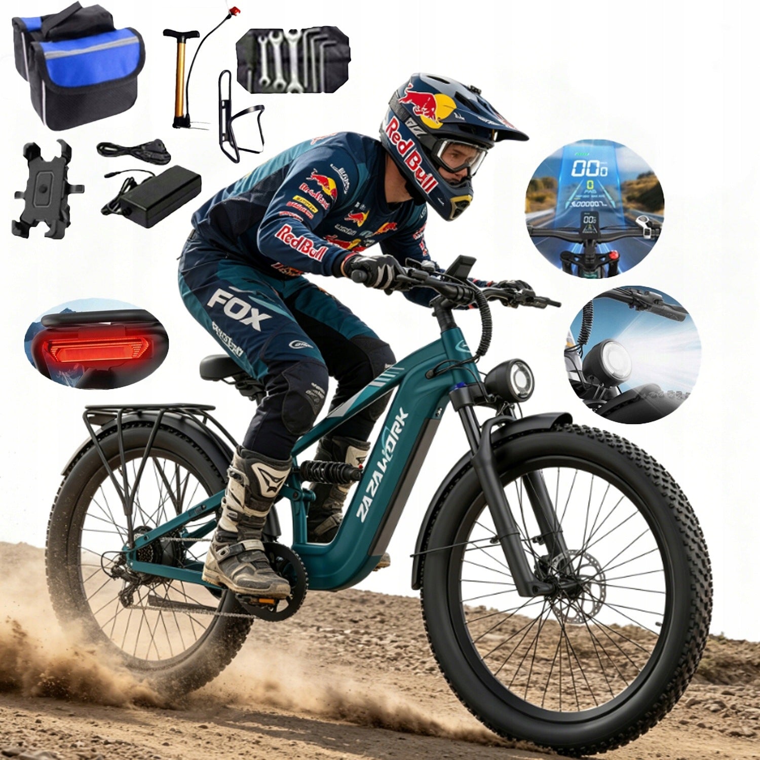 ZAZAWORK CF500 2026 Electric Vehicles 48V 20AH 1000W 45km/h 120km 27.5"