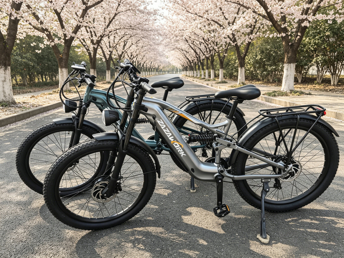ZAZAWORK CF500 Electric Vehicles 48V 20AH 1000W 45km/h 120km 27.5"+HELMET Packaging status original