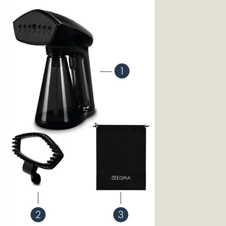 ZEEGMA CLOTHES STEAMER MANUAL STEAMER 1600W STEAM ADJUSTMENT