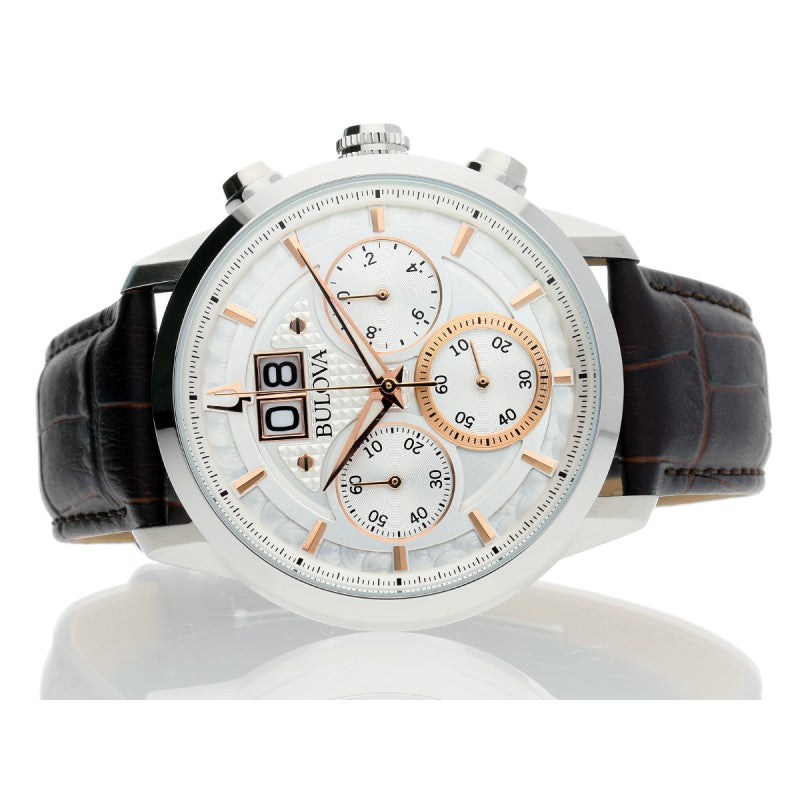 Herrenuhr Bulova, braun 96B309 