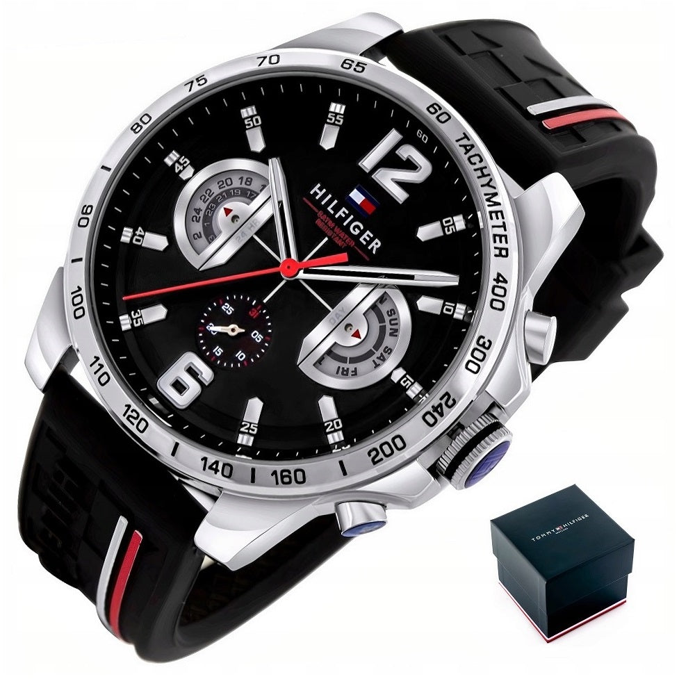 Tommy Hilfiger Herrenuhr Daniel 1710382, silberfarben 