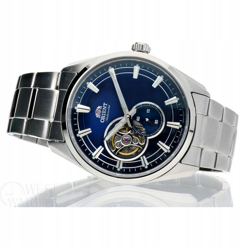 Herrenuhr Orient zeitgenössische Automatik Open Heart RA AR0003L10B 
