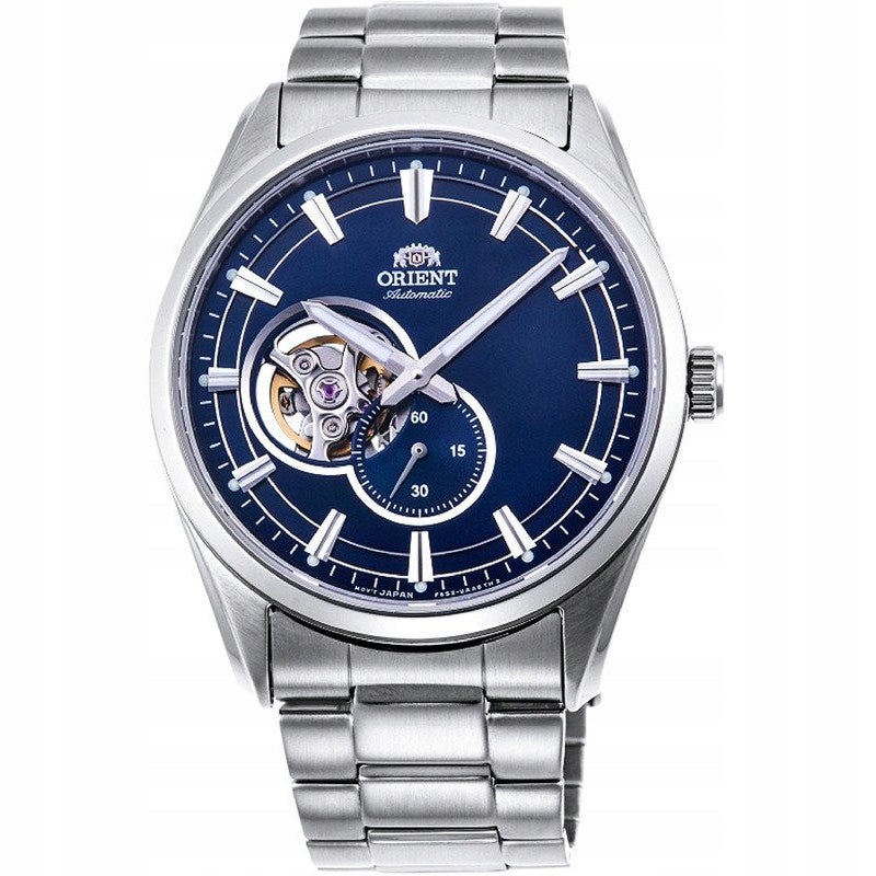 Herrenuhr Orient zeitgenössische Automatik Open Heart RA AR0003L10B 