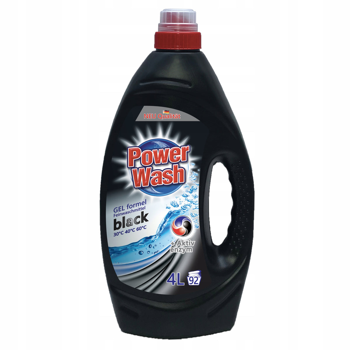 ŻEL DO PRANIA CZARNEGO POWER WASH – 92 PRANIA, 4L