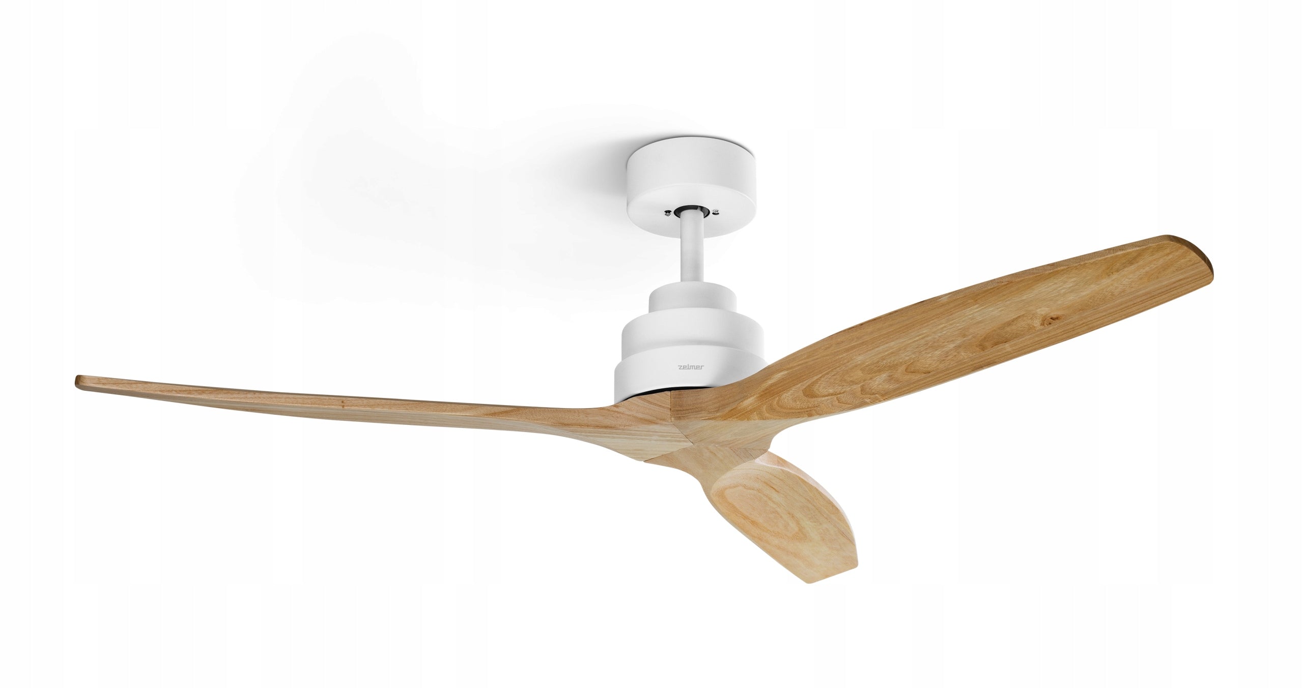 ZELMER CEILING FAN ZCF 5600 40W 132cm BEECH WHITE DC MOTOR QUIET Brand Zelmer