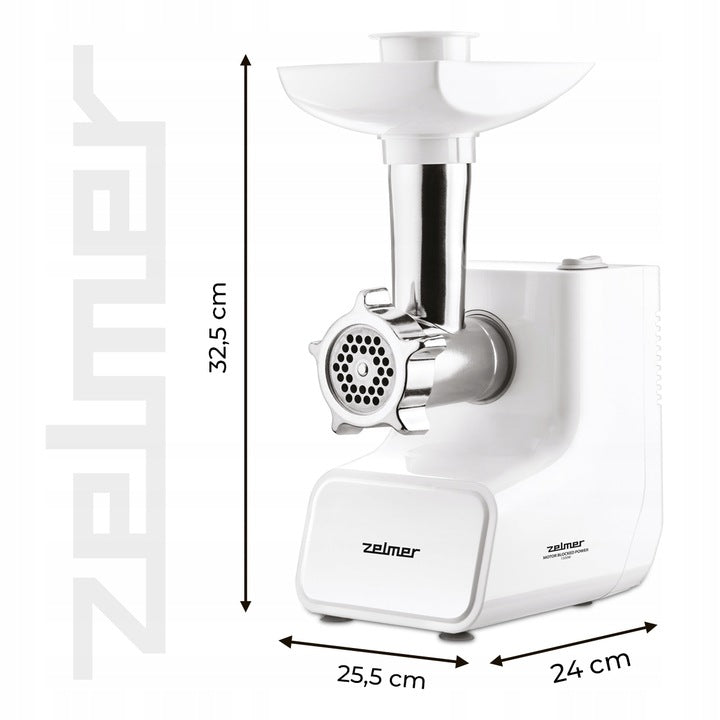 ZELMER MEAT GRINDER WITH SHREDDER AND TOMATO JUICER Manufacturer code 70505757P