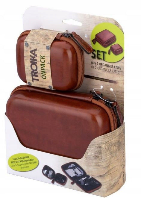 Organizer-Set TROIKA, braun 