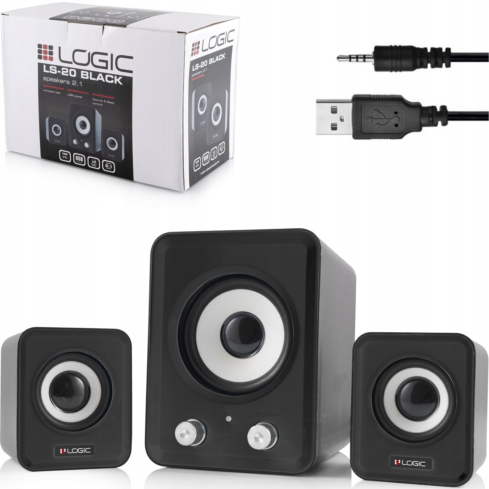 Logic LS-20, schwarz 