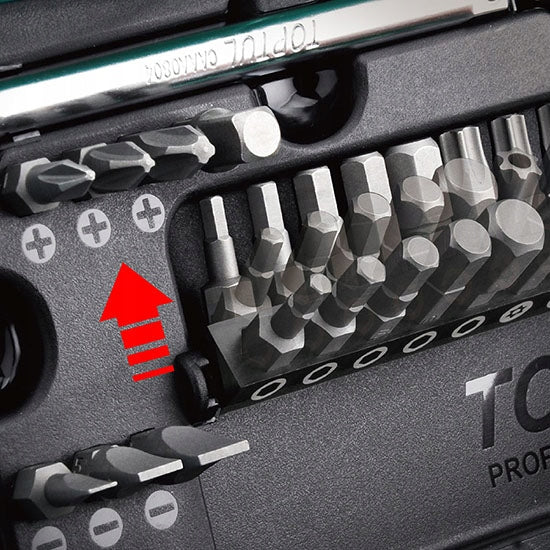 ZESTAW KLUCZY NASADOWYCH TOPTUL 41 EL. TOPTUL GADW4101 Manufacturer code GADW4101