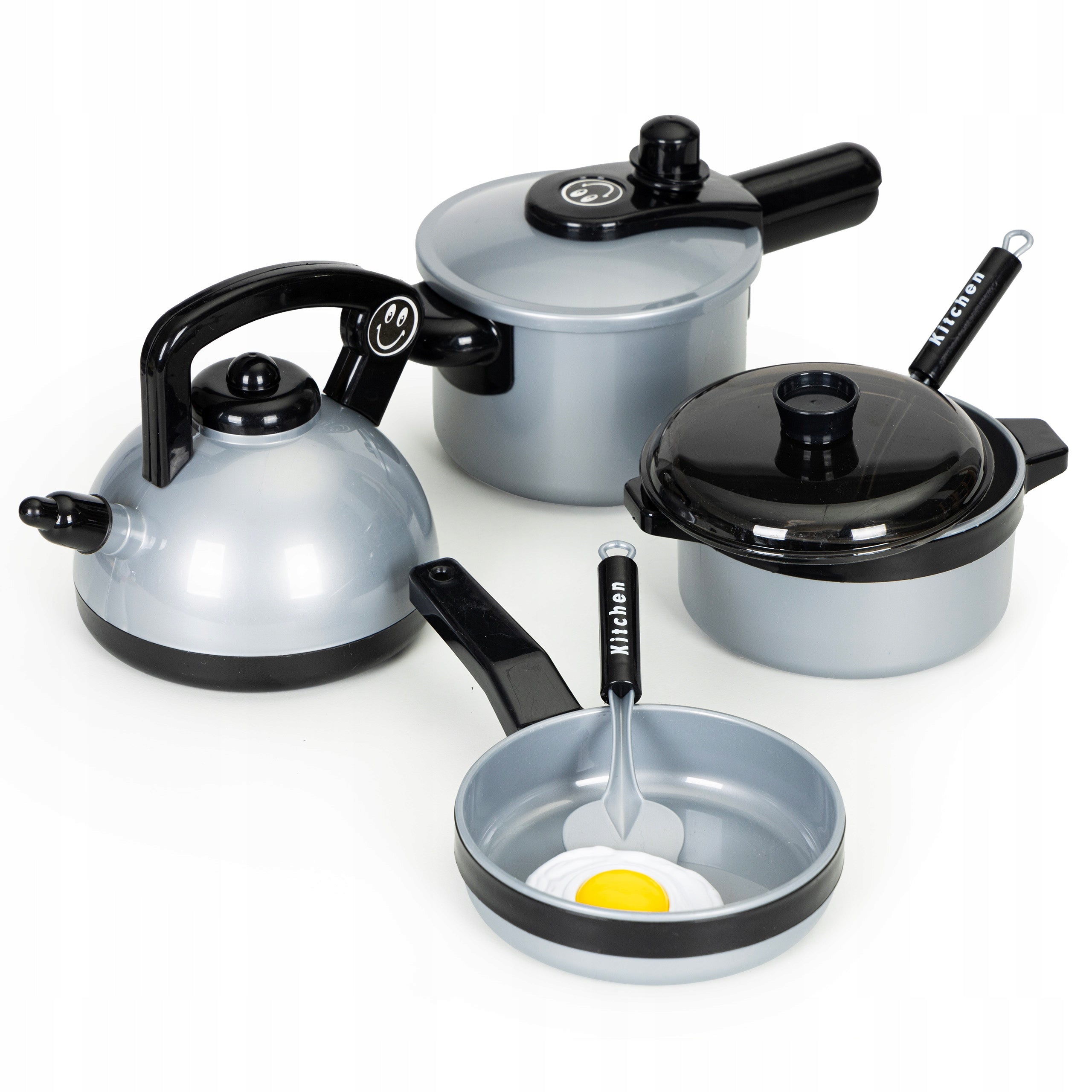 Virtuvės puodų ir aksesuarų rinkinys vaikams Multistore HC469252, 14 vnt.