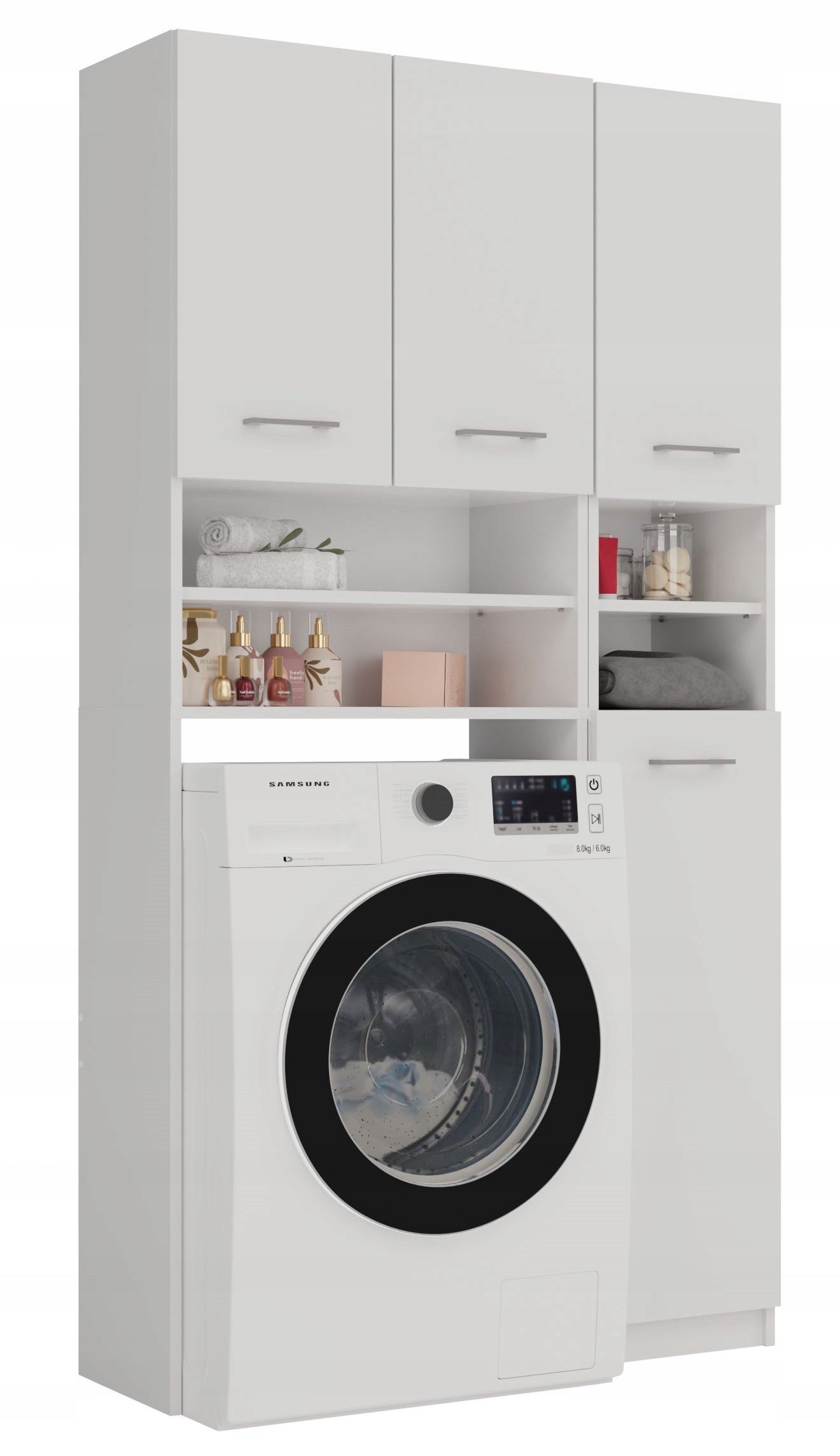 Badezimmerschrank-Set Marpol, weiß 