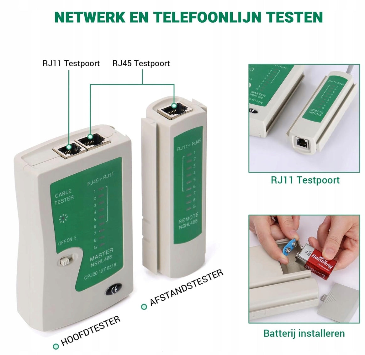 ZESTAW NARZĘDZI SIECI LAN 9W1 TESTER KABLI DO KONSERWACJI KOMPUTERA Manufacturer code 0042286314723