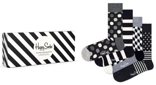Socken für Männer Happy Socks, verschiedene Farben, 4 Stk 